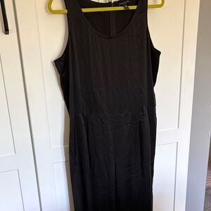 Eileen Fisher Black Sleeveless Jumpsuit